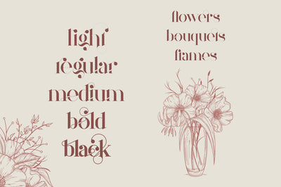 Mother Serif Typeface - 5 weights