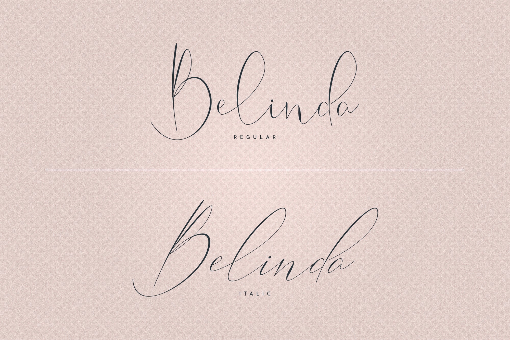 Belinda Script - Regular and Italic