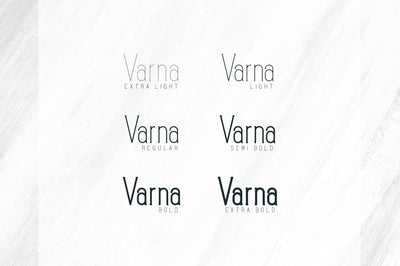 Varna - Slab Serif font family