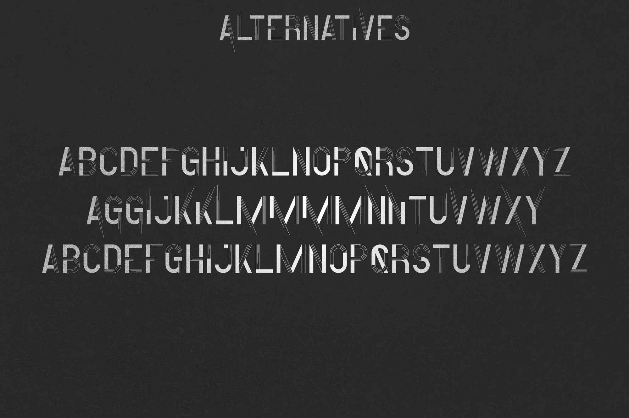 Minbus - Display font