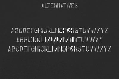 Minbus - Display font