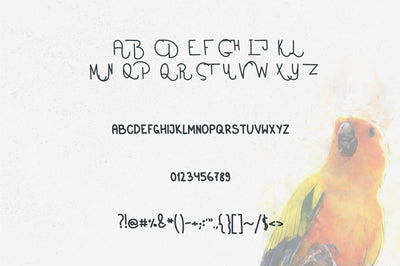 Parrot font