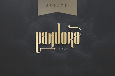 Pandora Display font