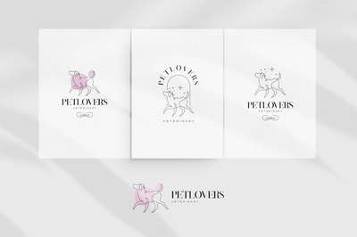 Animal single line logo kit + Fonts
