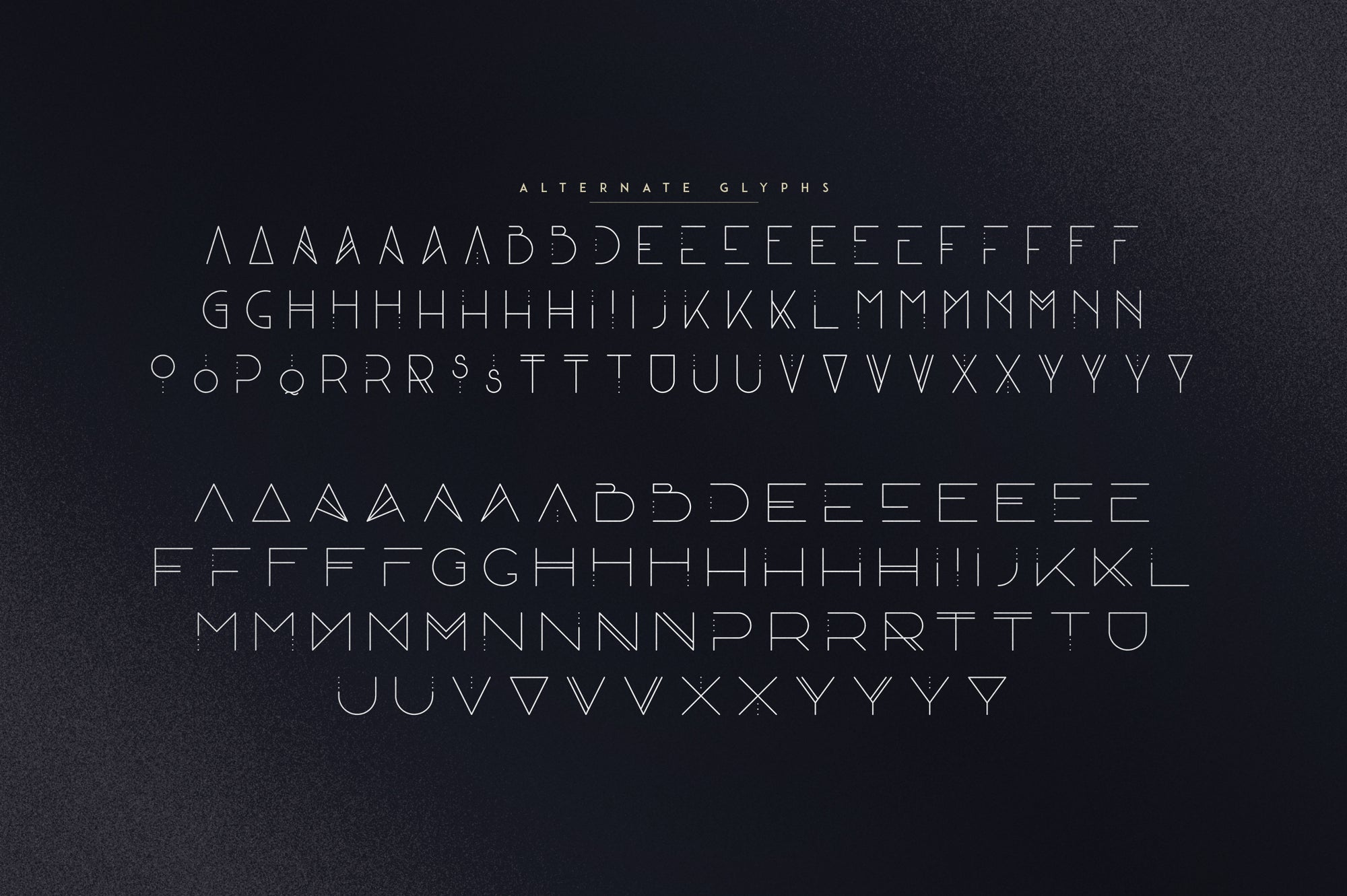 Mmmm glyphs