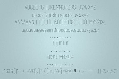 Eunoia - Sans Serif Typeface