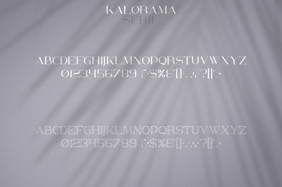 Kalorama - Font duo