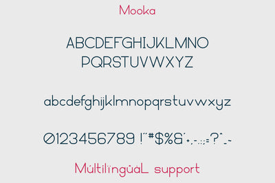 Mooka Powder - font duo