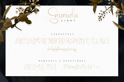 Emanuela Typeface and Designs