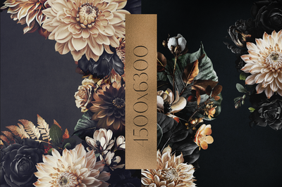 Black & Gold with Boketto typeface