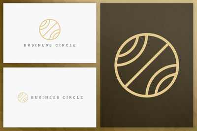 20 Circle geometric logos - outline