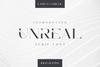 Unreal serif font - Latin & Cyrillic