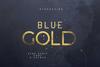 Blue Gold sans serif font + Extras