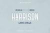Harrison - Retro typeface