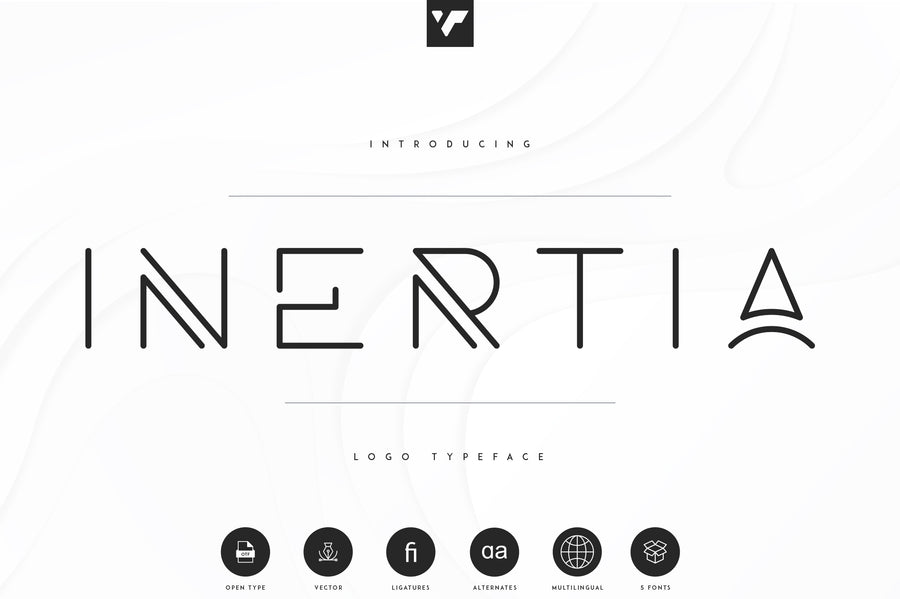 Inertia - Logo Typeface | 5 weights