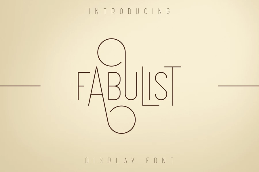 Fabulist - Display font