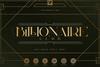 Billionaire Club - Art Deco Serif