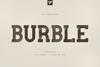 Burble VP Typeface - SVG font