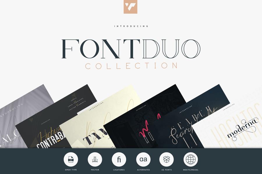 The Font Duo Collection | 8in1