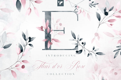 Fleur d'or Rose Graphic Collection