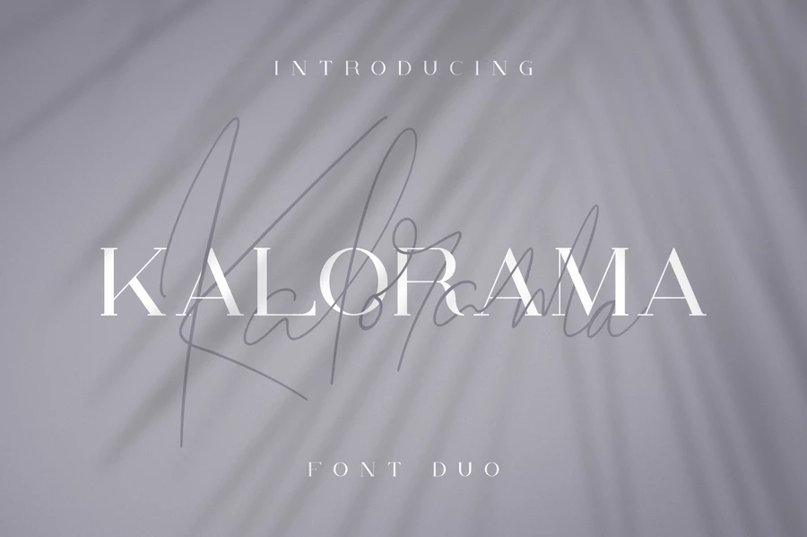 Kalorama - Font duo