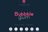 Bubbble Gum - sans serif typeface