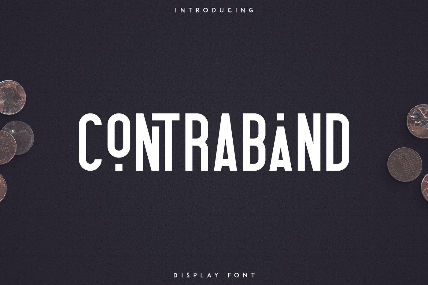 Contraband - Display font