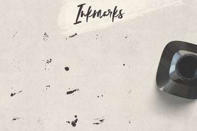 Lelushka Script + Ink marks