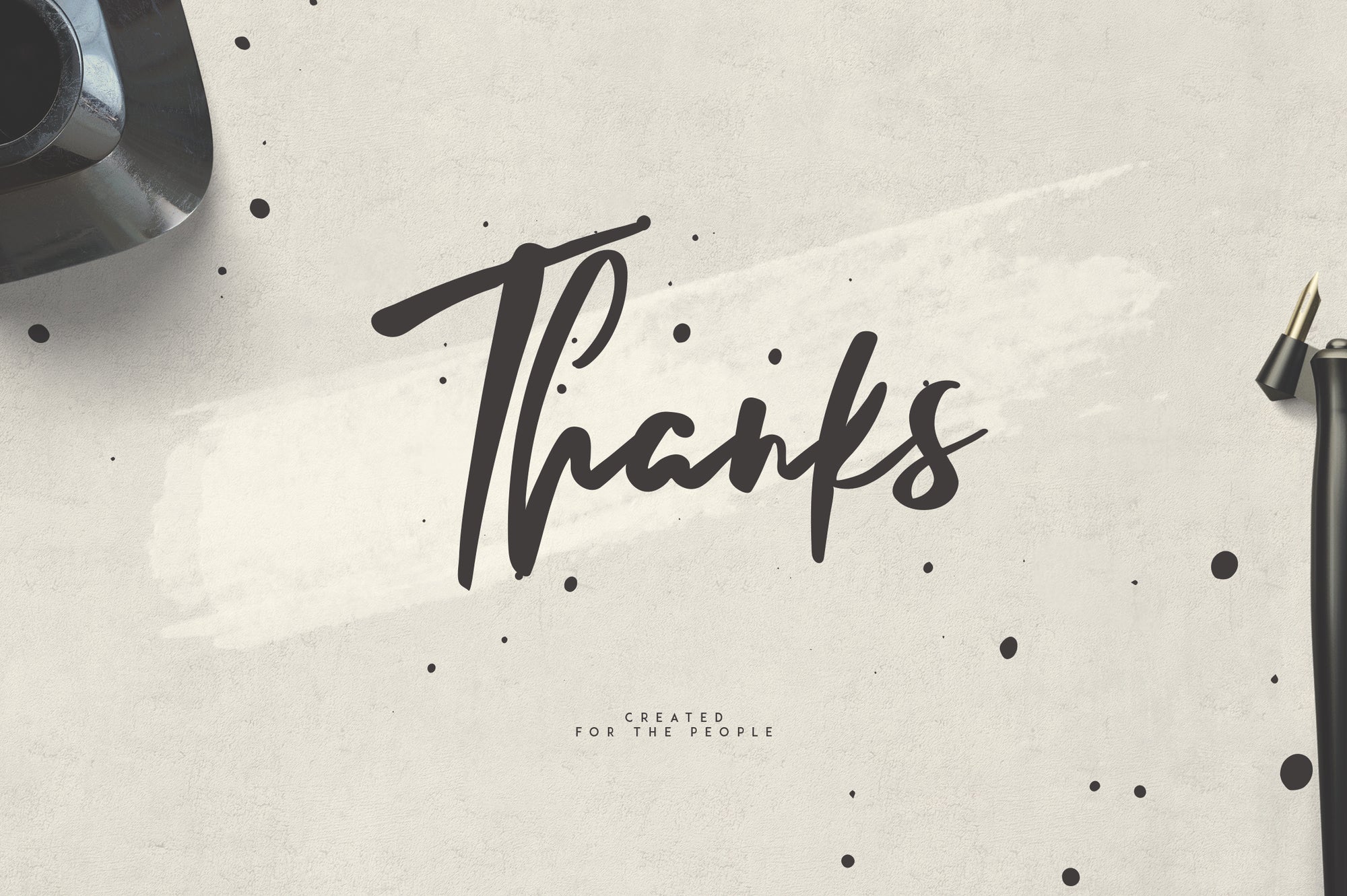 Lelushka Script + Ink marks